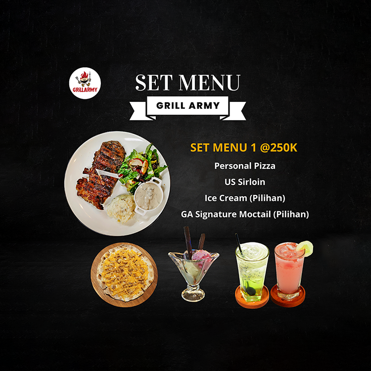 Set Menu oleh Grill Army